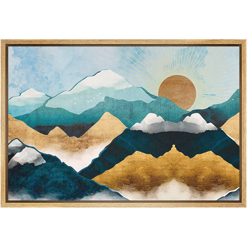 Landscape Art, Landscape Painting, Blue Mountain Print, Abstract Landscape, Scandinavian Mountain, popular Modern Art,Mountain Range,Mountain Ranges